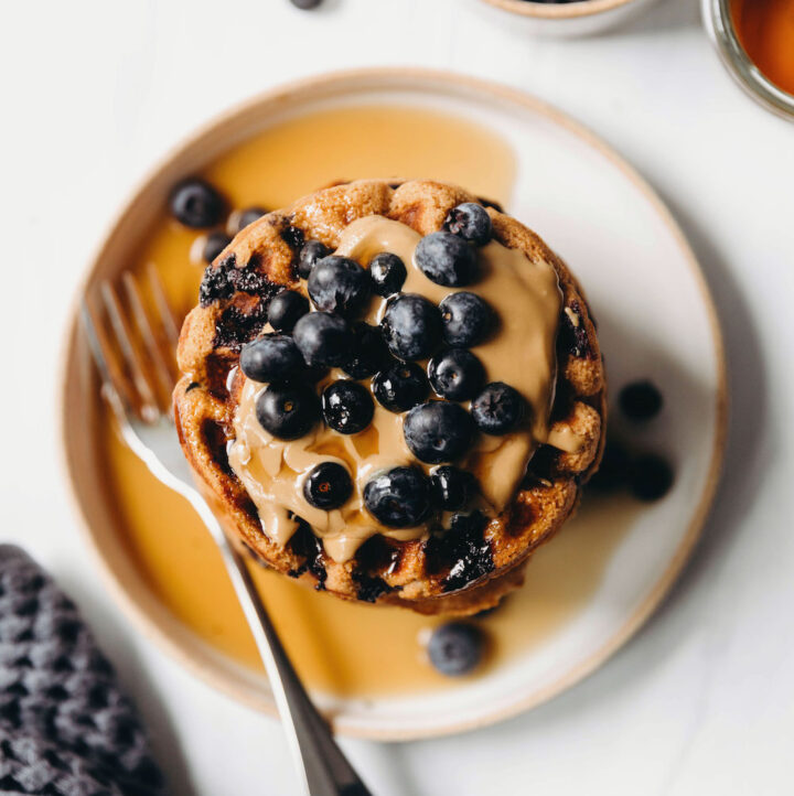 GrainFree Vegan Blueberry Waffles Feasting on Fruit