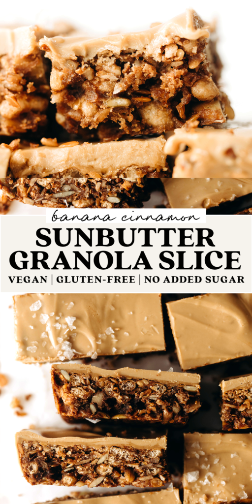 SunButter Granola Slice (vegan + gluten-free)