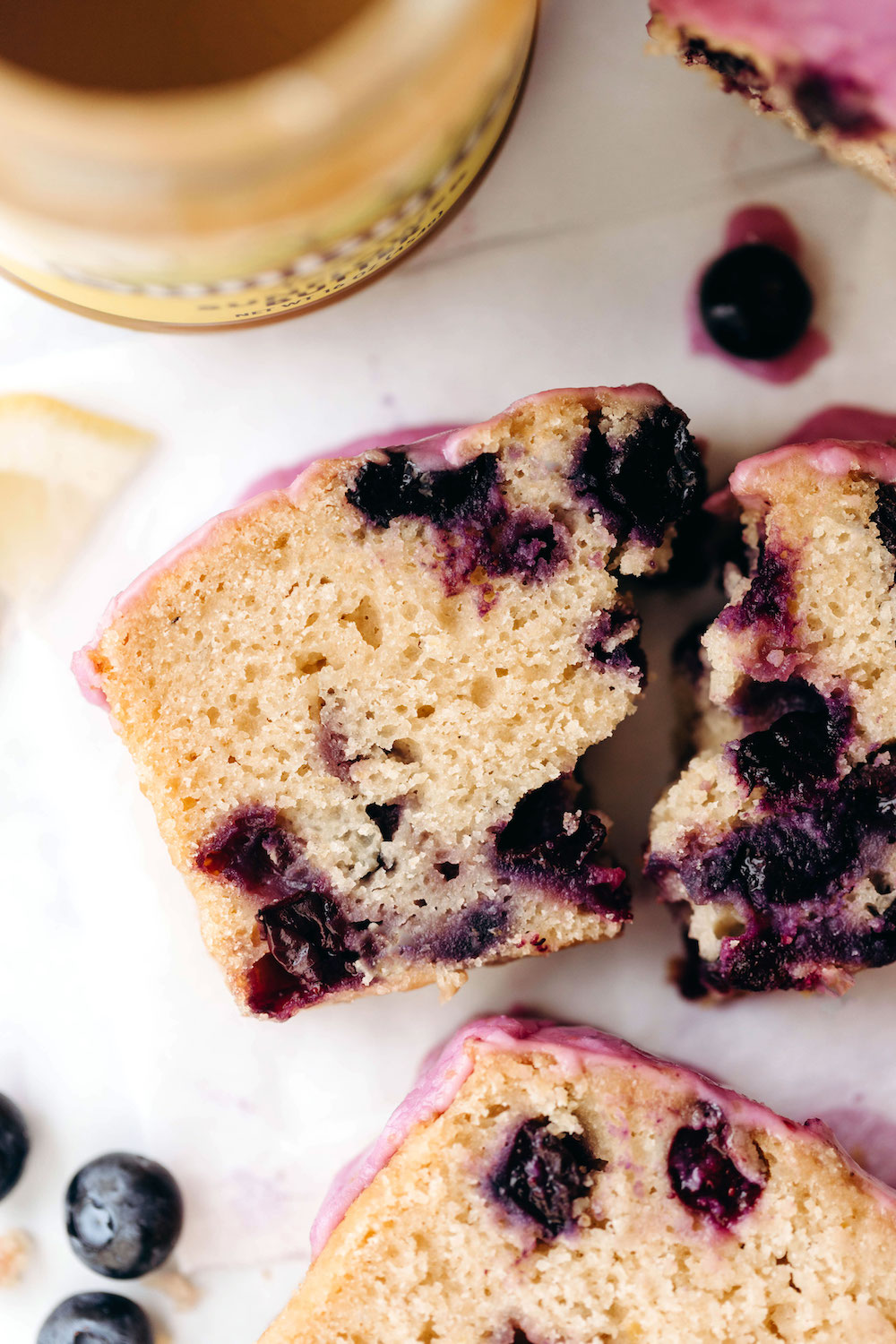 Vegan Lemon Blueberry Cake, simple & moist — Plantbasedredhead