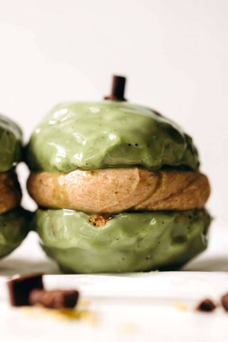 Caramel Apple Sandwich Cookies (vegan + glutenfree) Feasting on Fruit
