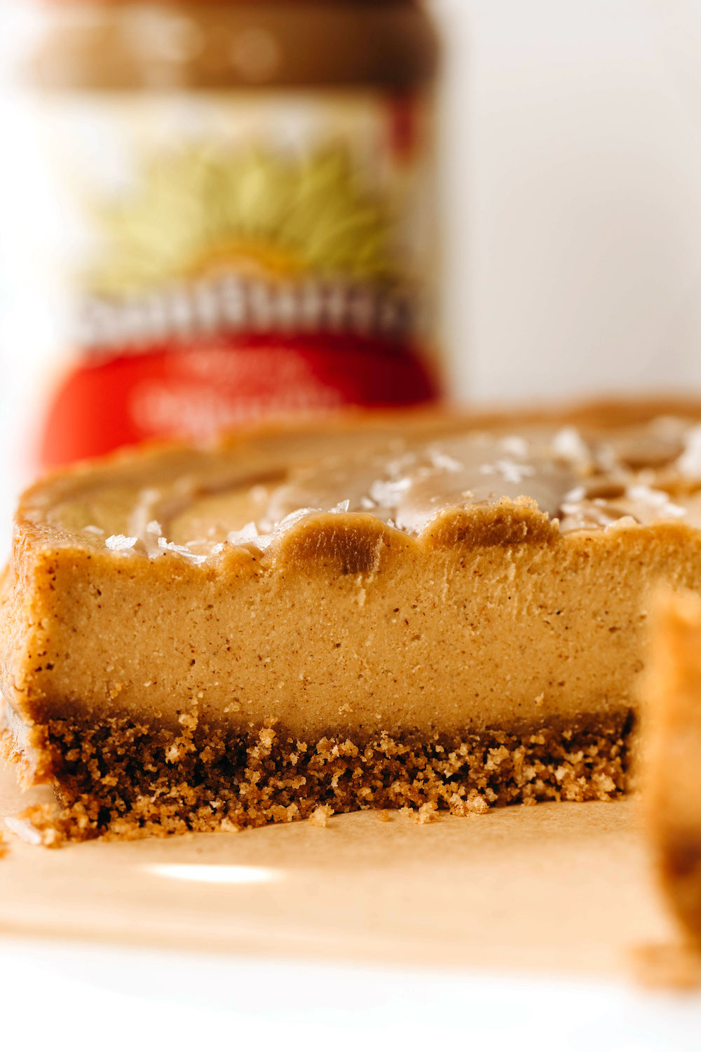 Pumpkin Caramel Cheesecake (vegan + gluten-free)