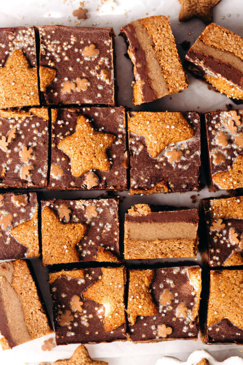 Gingerbread Caramel Slice (vegan + glutenfree) Feasting on Fruit