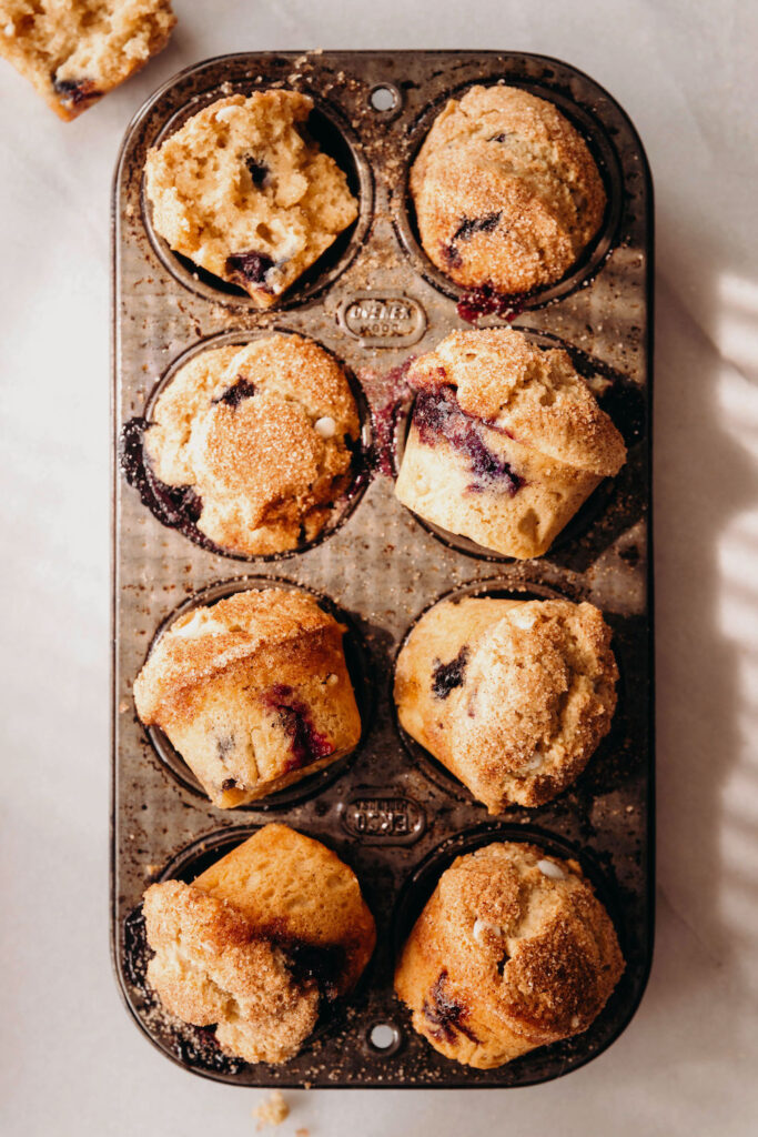 Blueberry White Chocolate Muffins (vegan + glutenfree) Feasting on Fruit