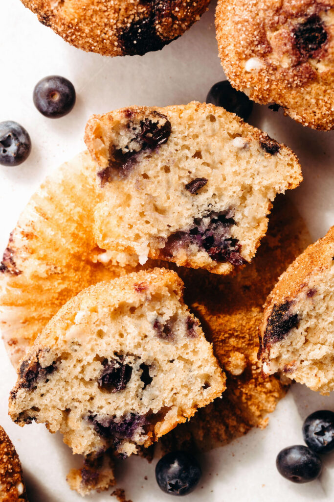 Blueberry White Chocolate Muffins (vegan + glutenfree) Feasting on Fruit