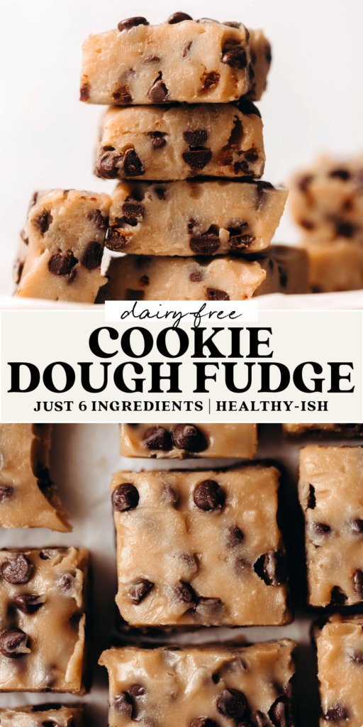 Cookie Dough Fudge (dairy-free)