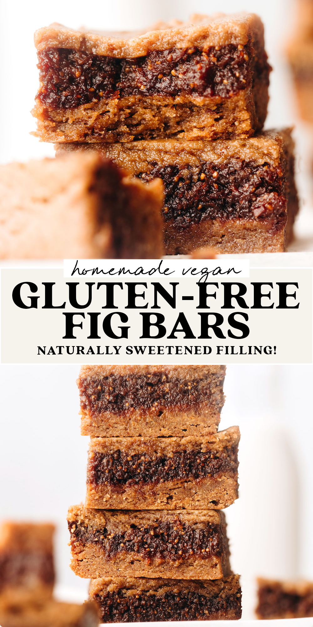GlutenFree Fig Bars Recipe (vegan) Feasting on Fruit