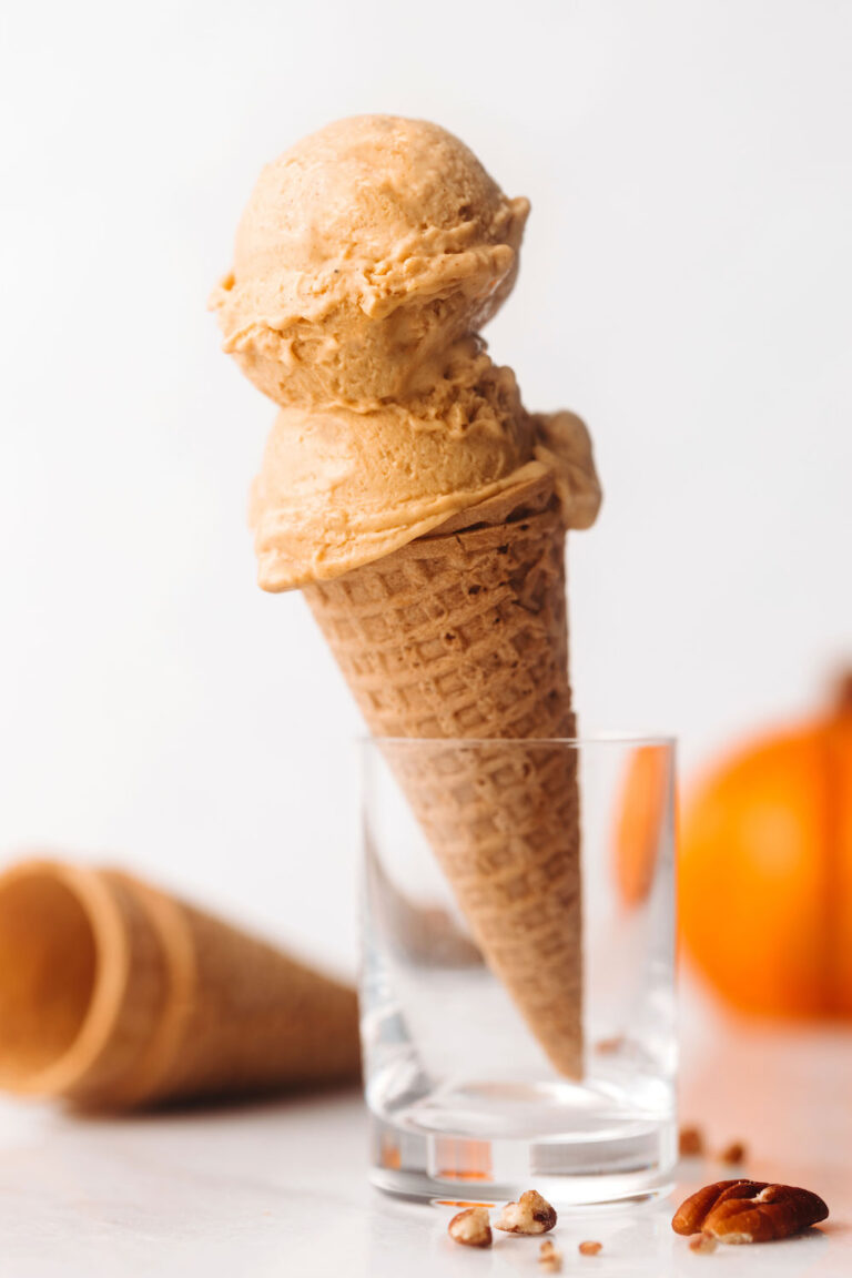 Dairy Free Ninja Creami Pumpkin Ice Cream Feasting on Fruit