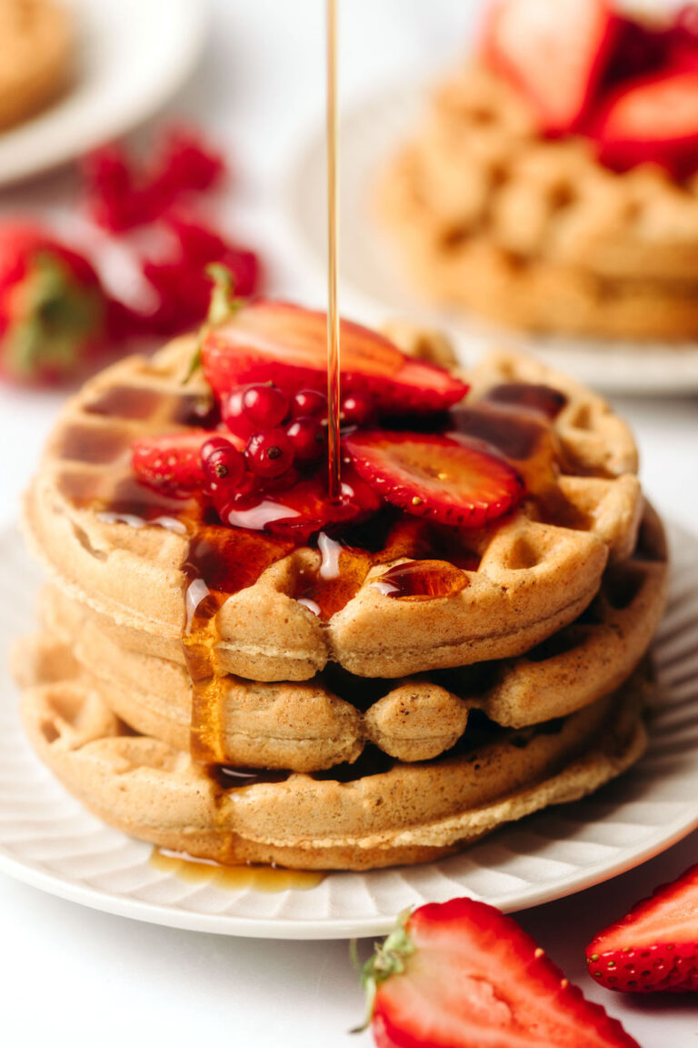 Vegan Protein Waffles (GlutenFree) Feasting on Fruit