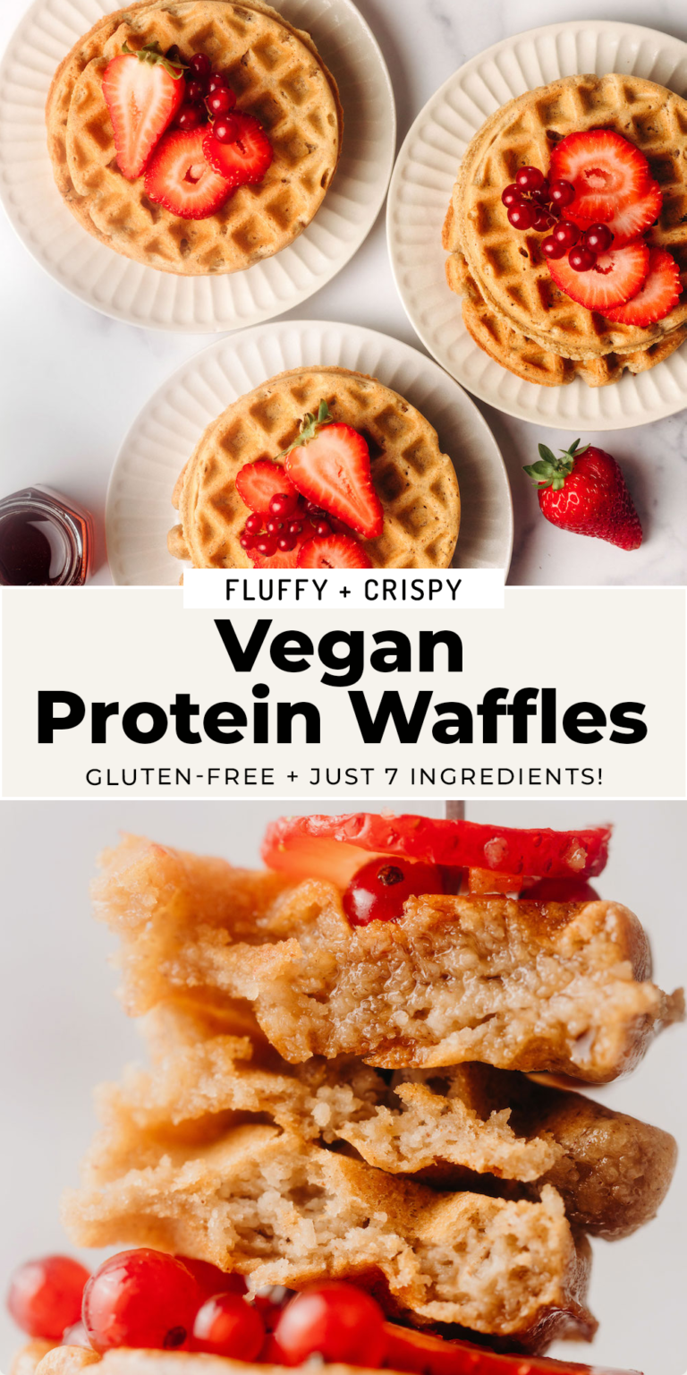 Vegan Protein Waffles (GlutenFree) Feasting on Fruit