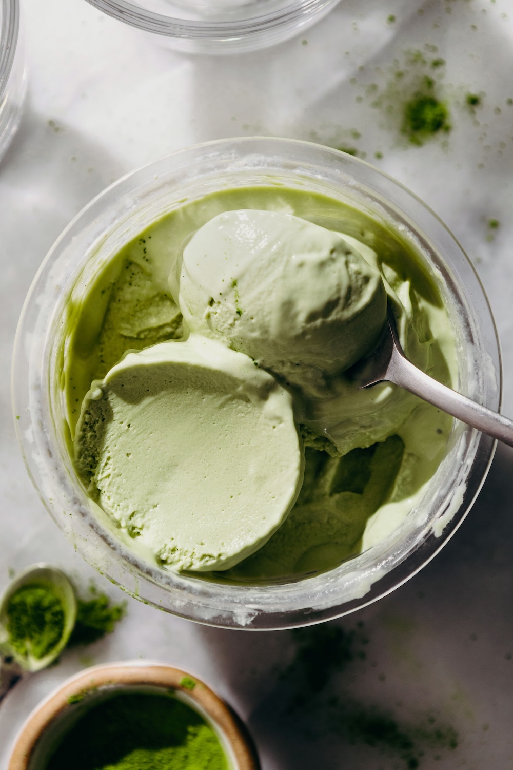 Dairy-Free Matcha Ninja Creami (high protein)