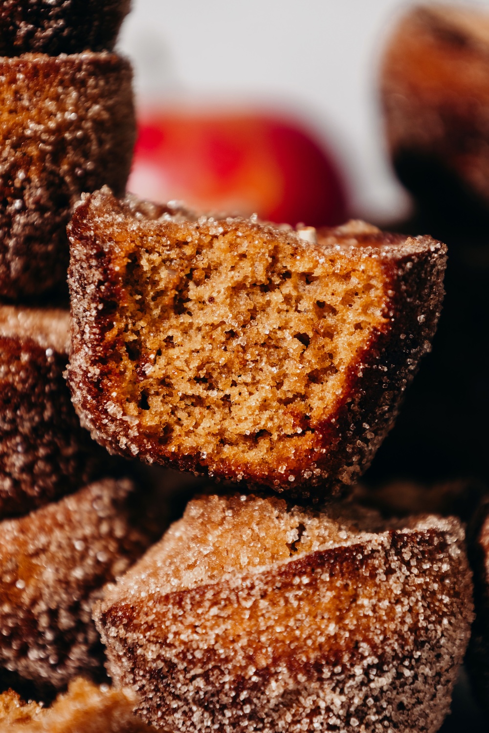 Baked Apple Cider Donut Holes (gluten-free)