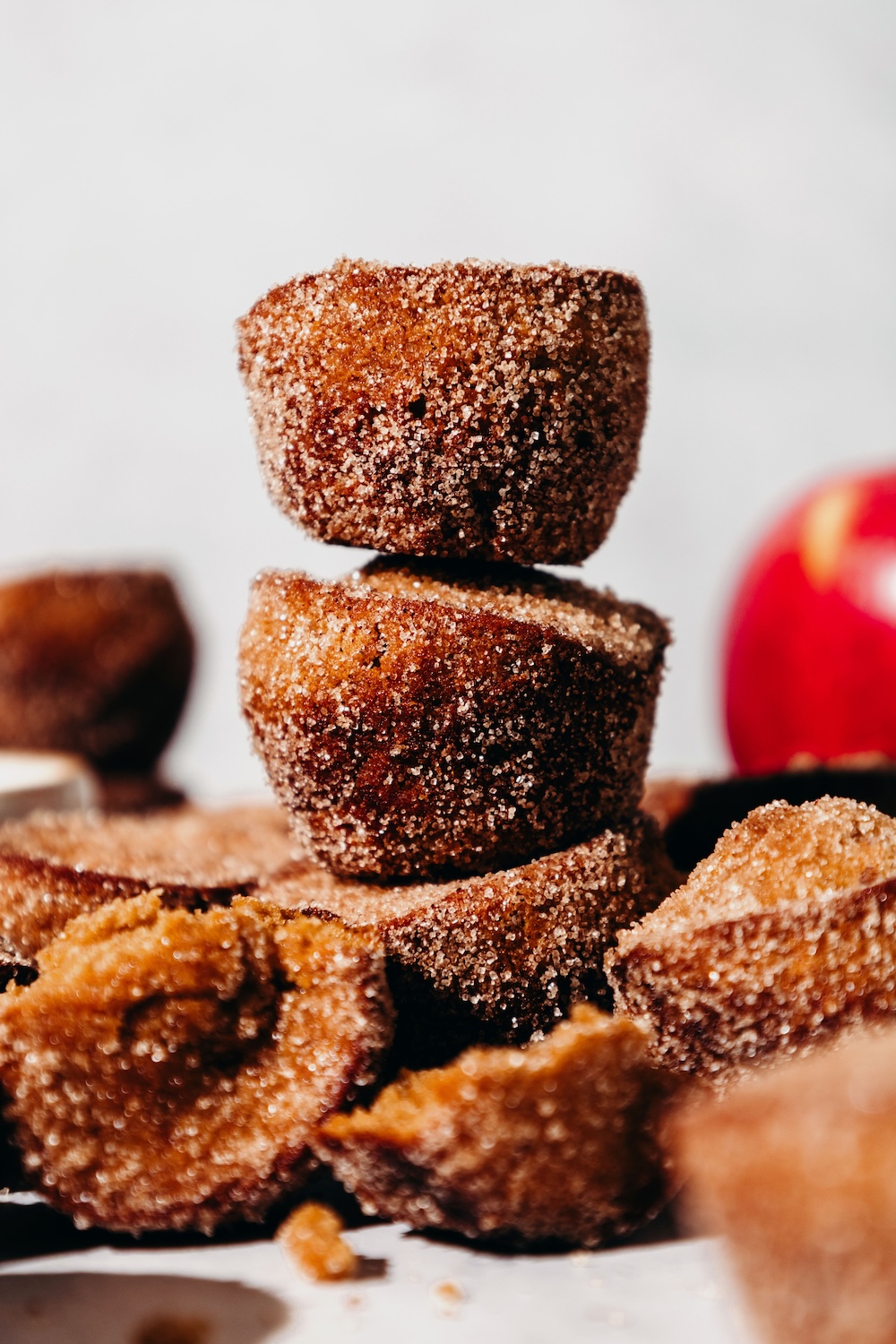 Baked Apple Cider Donut Holes (gluten-free)