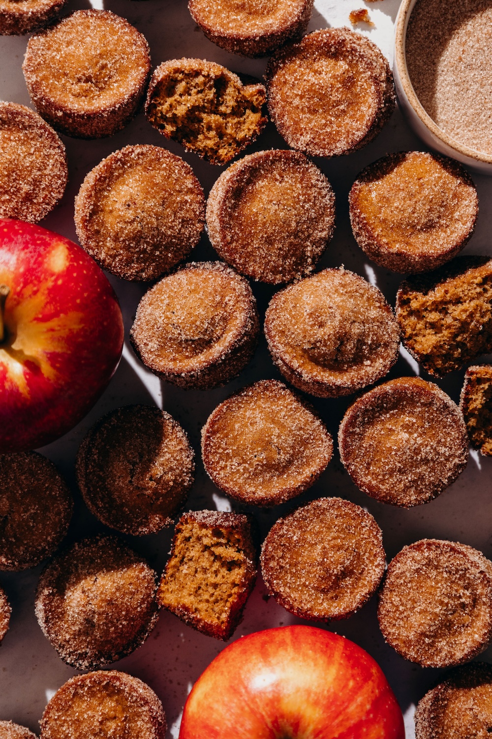 Baked Apple Cider Donut Holes (gluten-free)