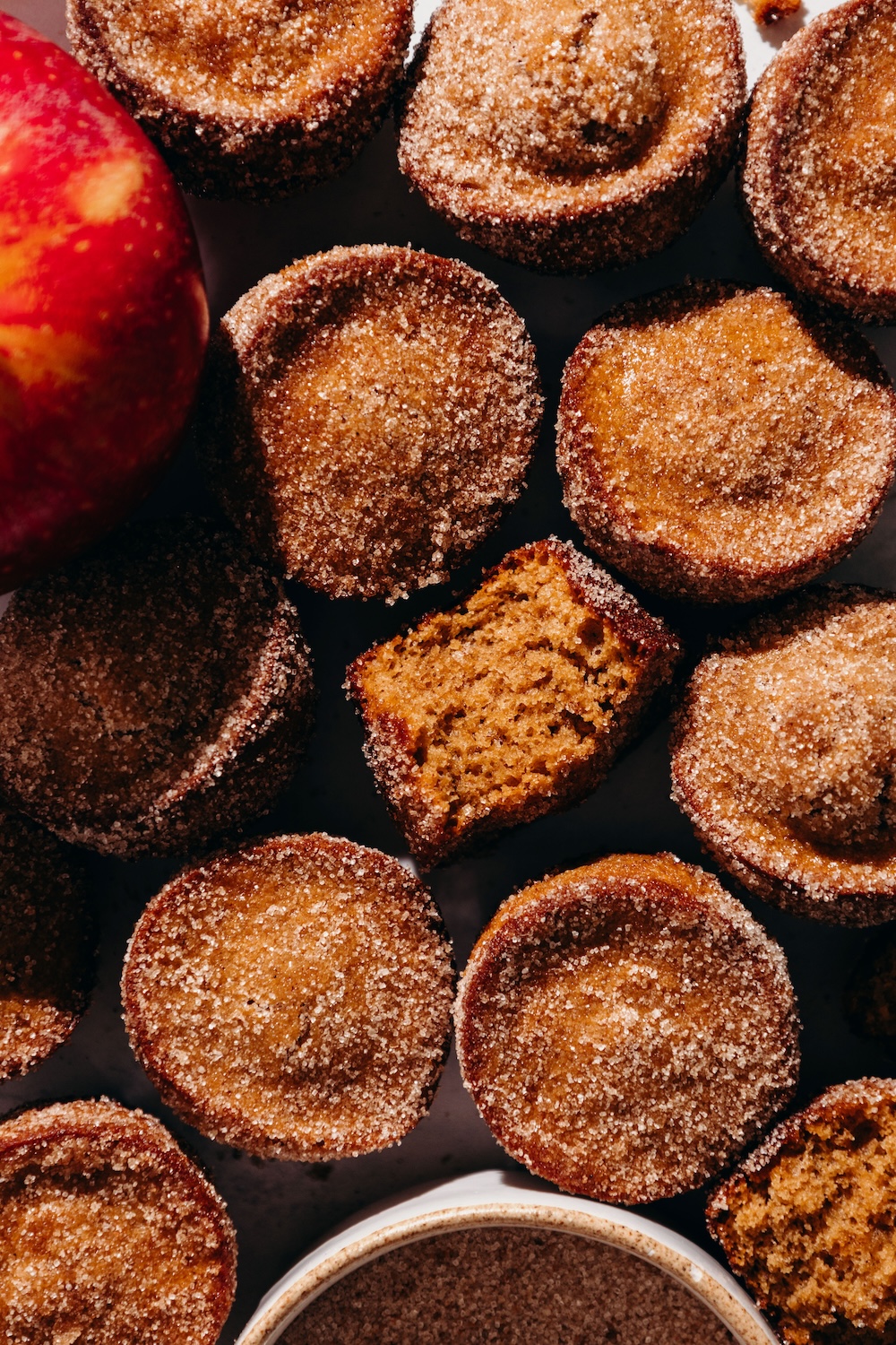 Baked Apple Cider Donut Holes (gluten-free)