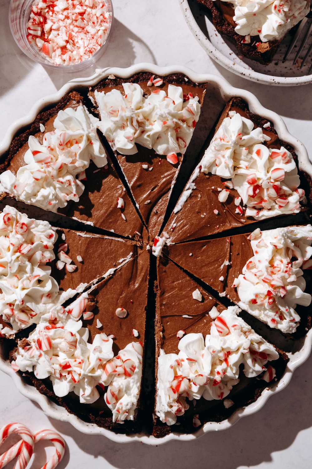 Chocolate Peppermint Pie (dairy-free + gluten-free)