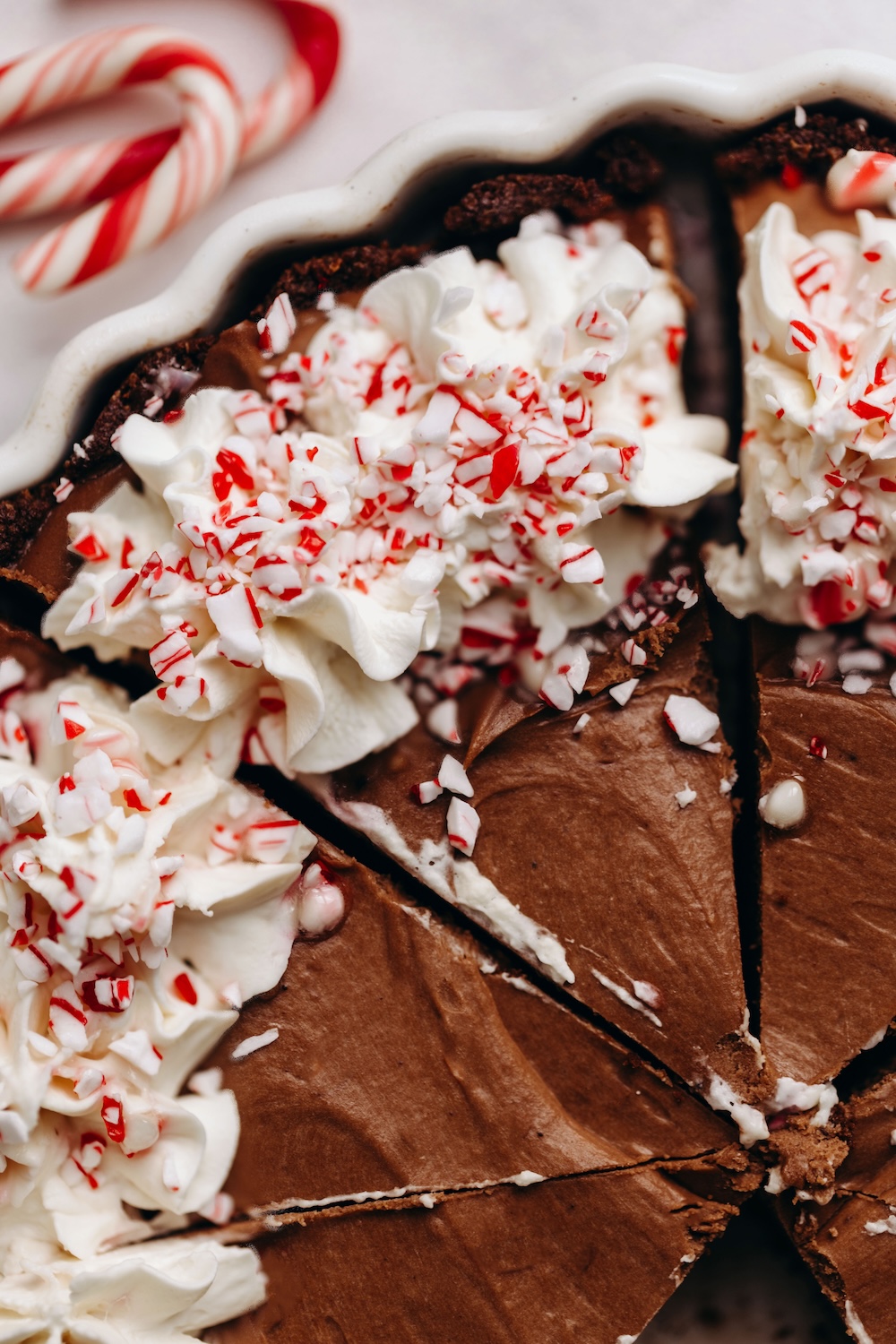 Chocolate Peppermint Pie (dairy-free + gluten-free)