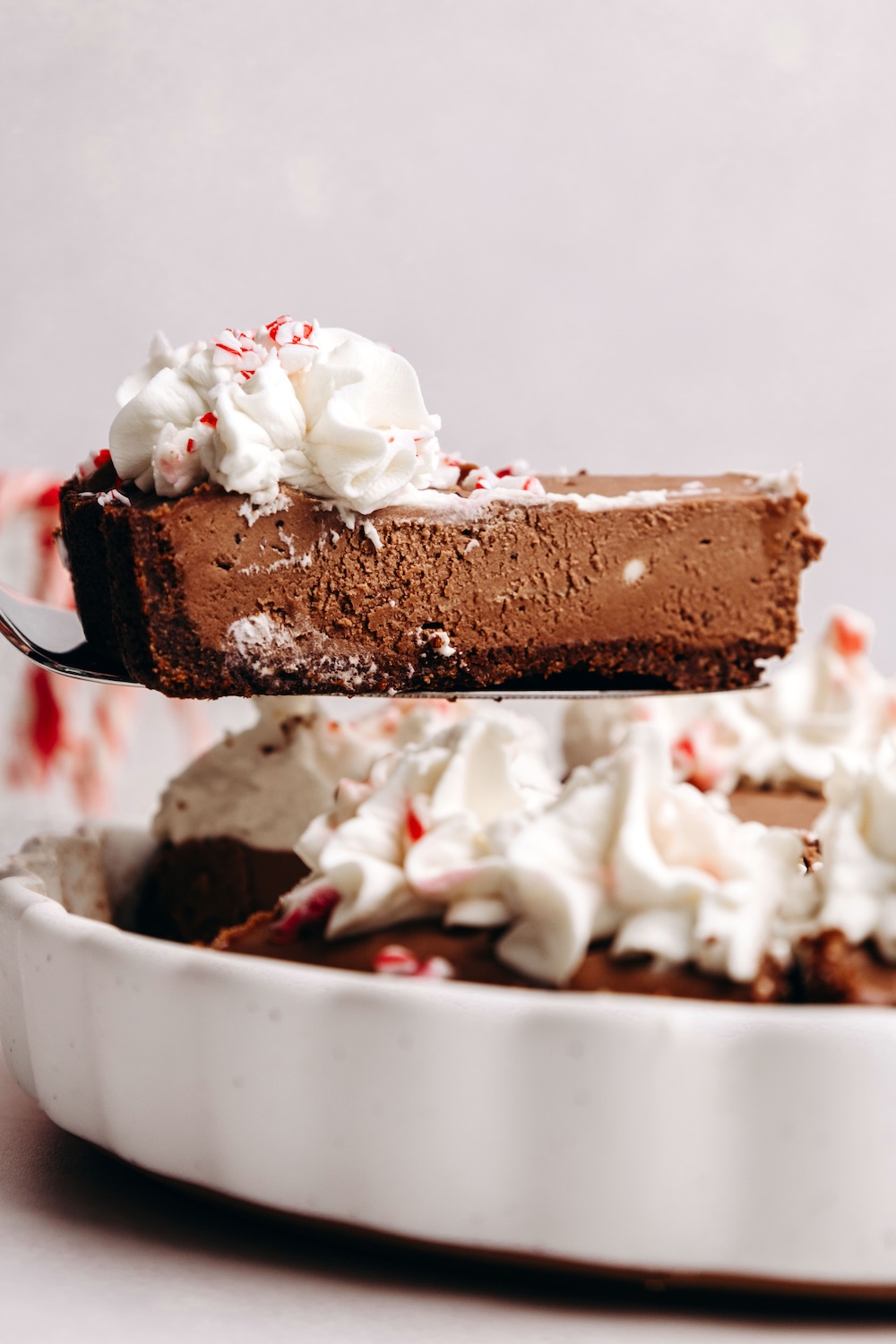 Chocolate Peppermint Pie (dairy-free + gluten-free)