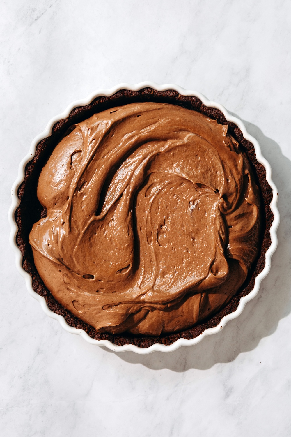 Chocolate Peppermint Pie (dairy-free + gluten-free)