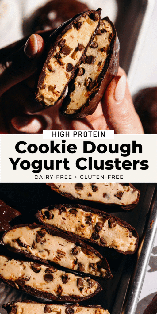Cookie Dough Yogurt Clusters (dairy-free + high-protein)