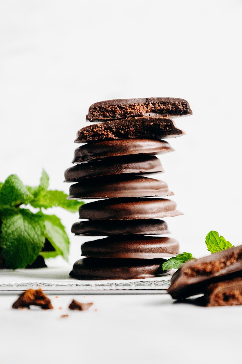Gluten-Free Thin Mints (Girl Scout Cookie Copycat Recipe!)